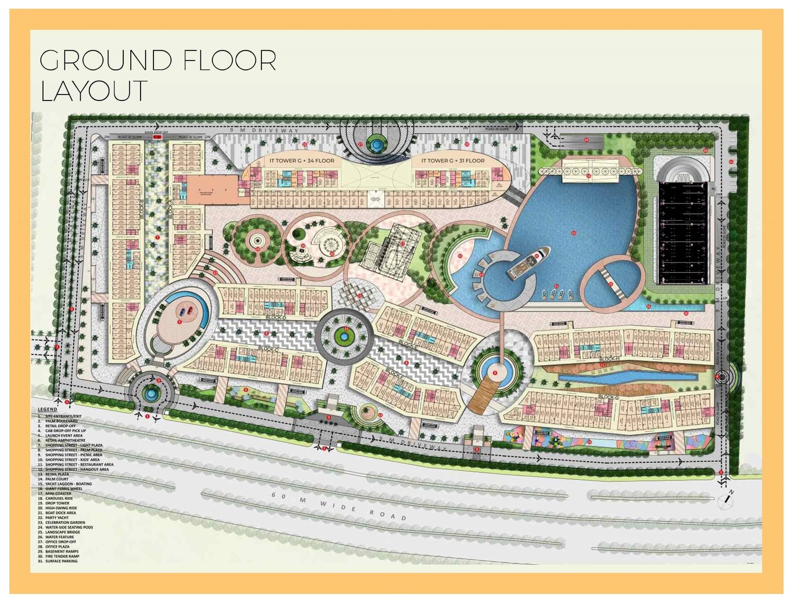 Floor Plan Bhutani Avenue 140