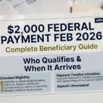 Federal $2,000 Payment Coming February 2026